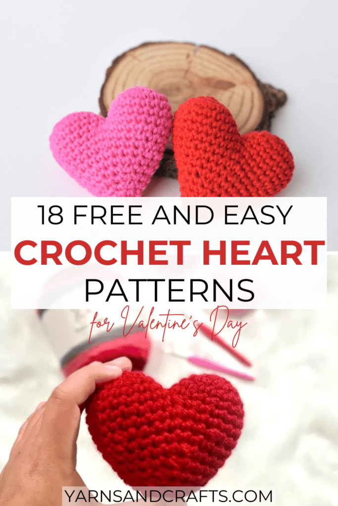 free crochet heart patterns