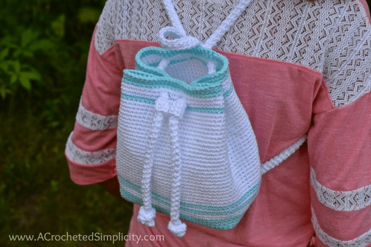 free mini crochet backpack patterns