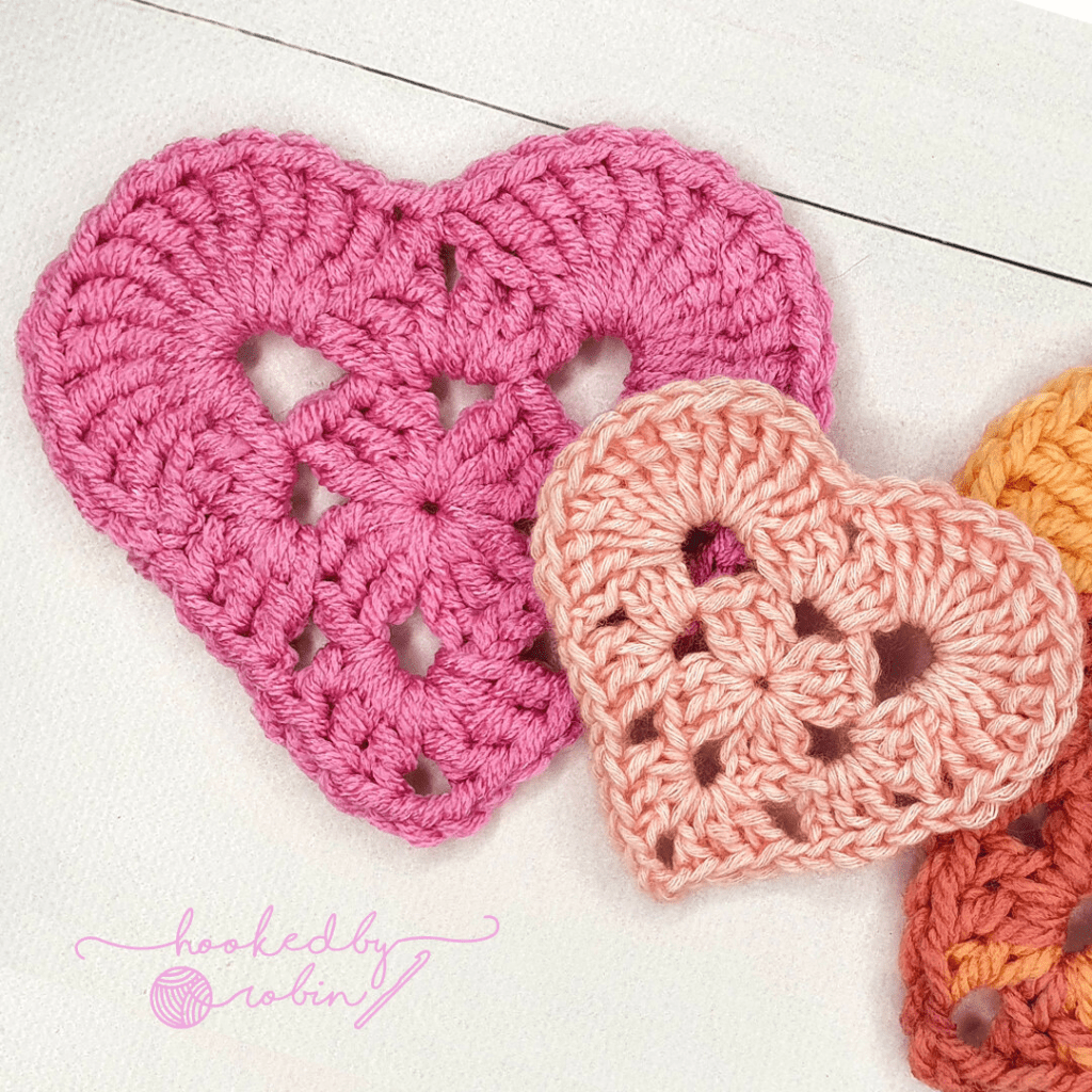 free crochet heart patterns