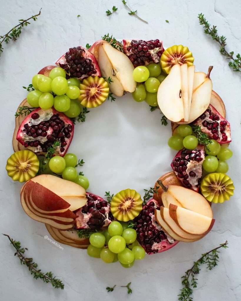 fruit wreath ideas