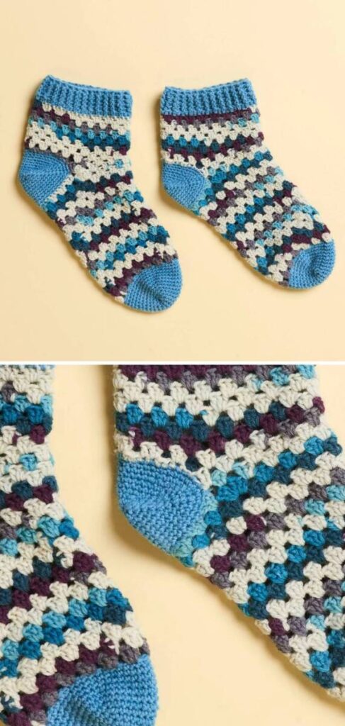 Free Crochet Socks Patterns Pinterest