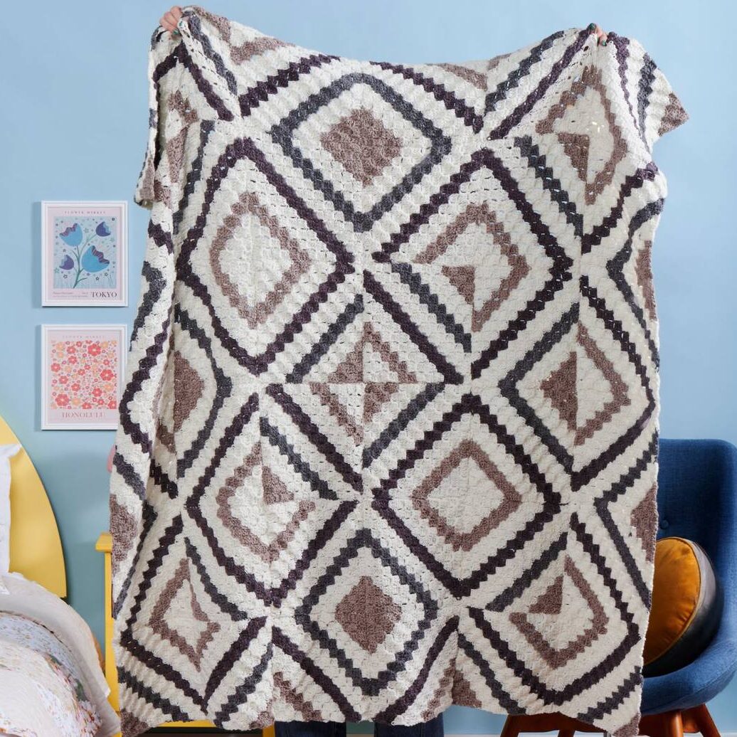 Free Crochet Blanket Pattern Pinterest 