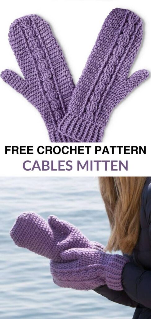 Free crochet mitten patterns Pinterest