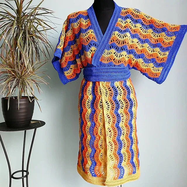 Free Crochet Kimono Pattern Pinterest 