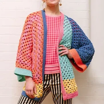 Free Crochet Kimono Pattern 