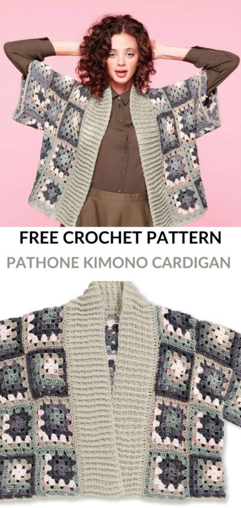 Free Crochet Kimono Pattern Pinterest 