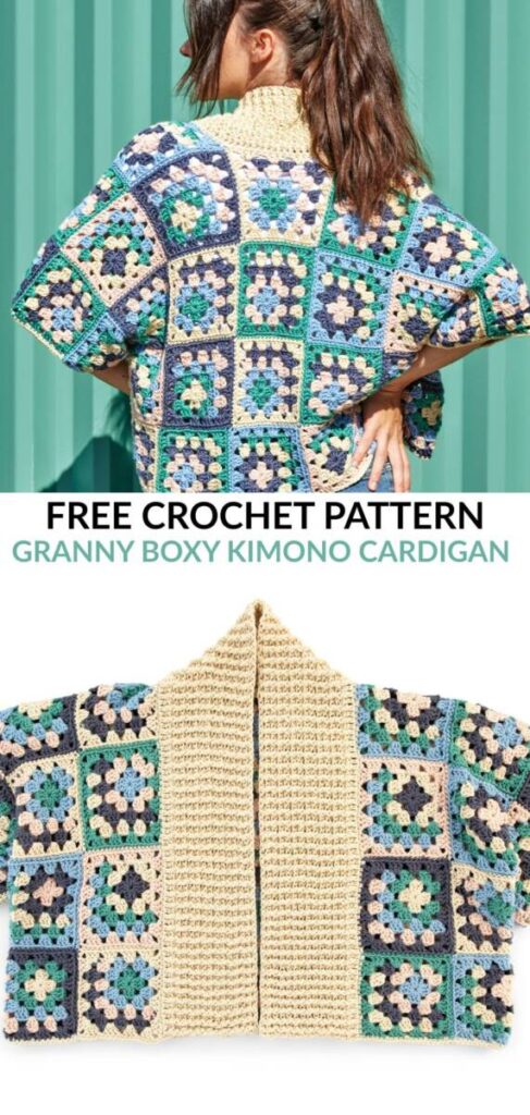 Free Crochet Kimono Pattern Pinterest 