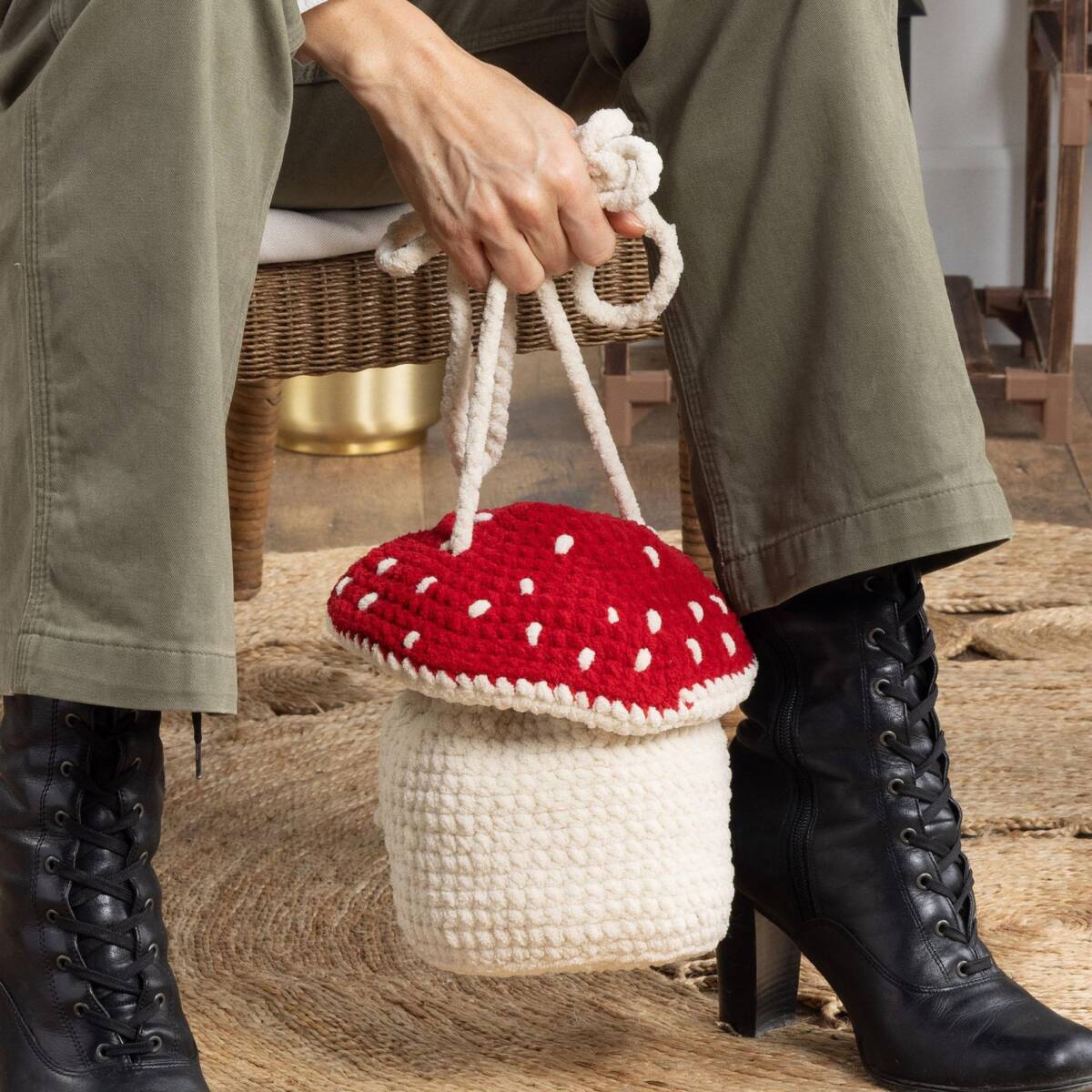 Free Crochet Mushroom Pattern Pinterest 