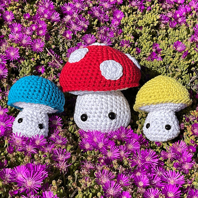 Free Crochet Mushroom Pattern 