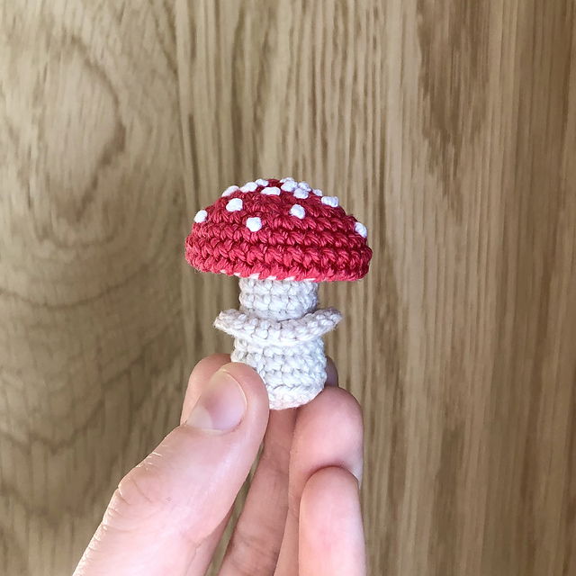Free Crochet Mushroom Pattern 