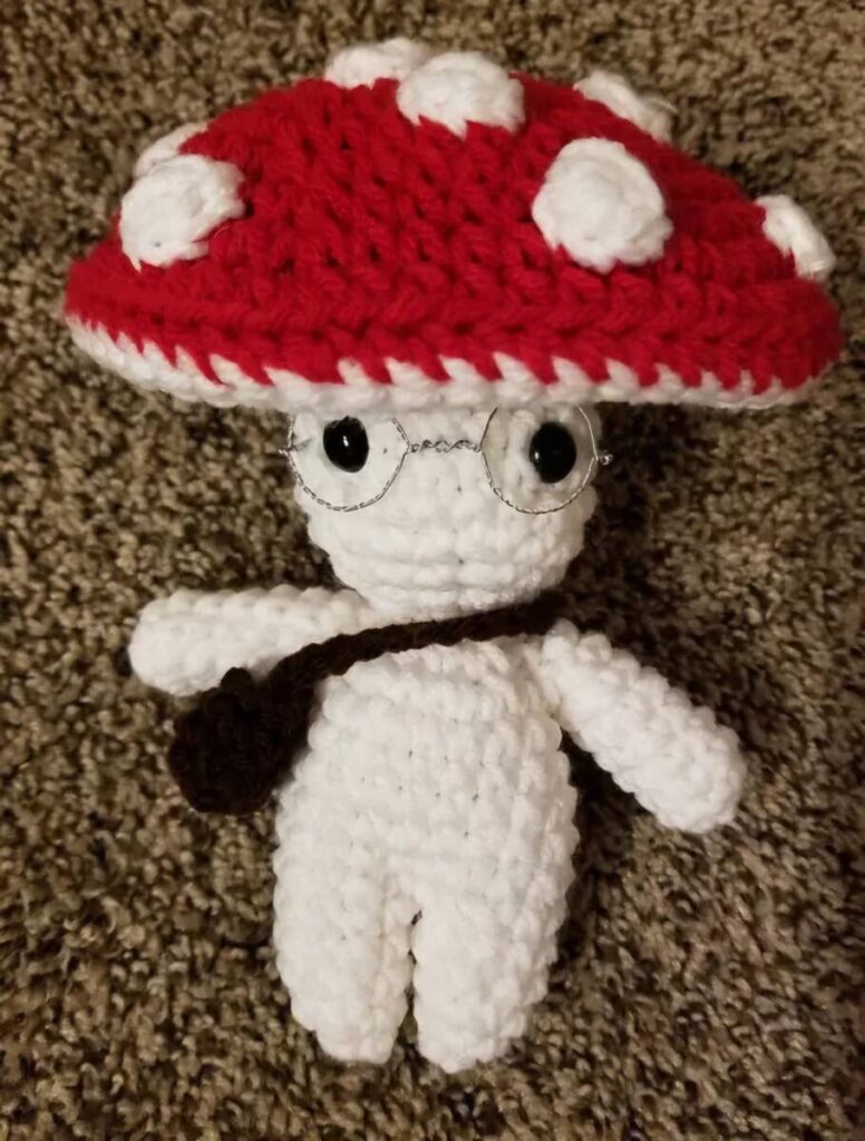 Free Crochet Mushroom Pattern 