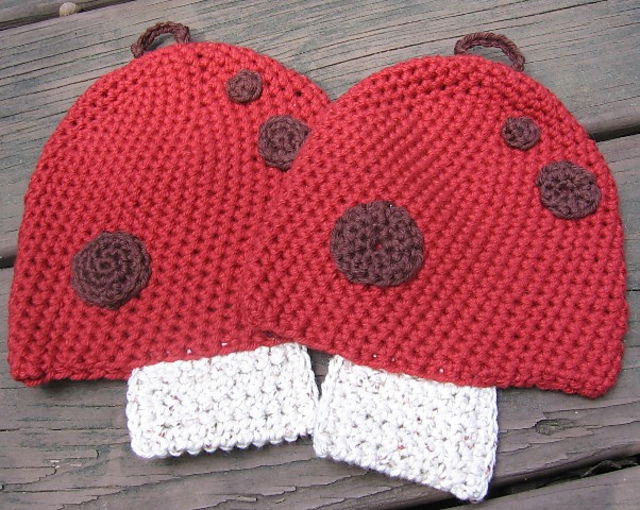 Free Crochet Mushroom Pattern Pinterest 