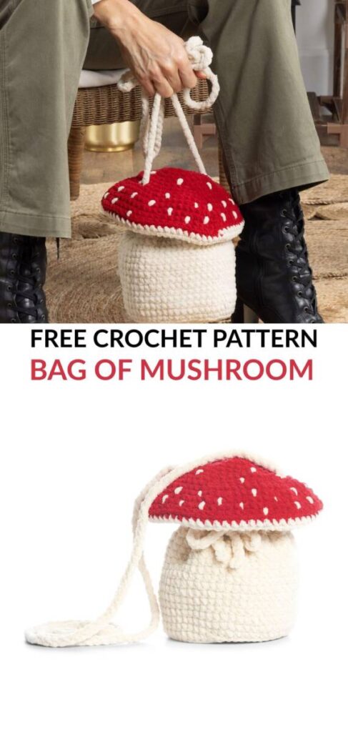 Free Crochet Mushroom Pattern Pinterest 