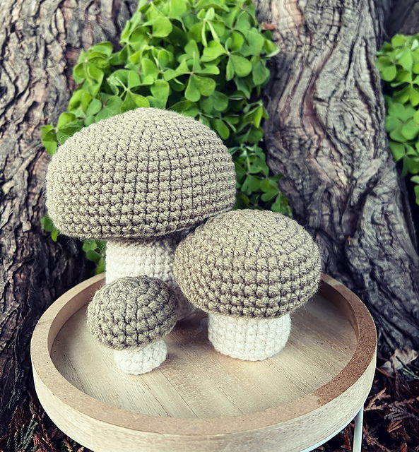Free Crochet Mushroom Pattern 