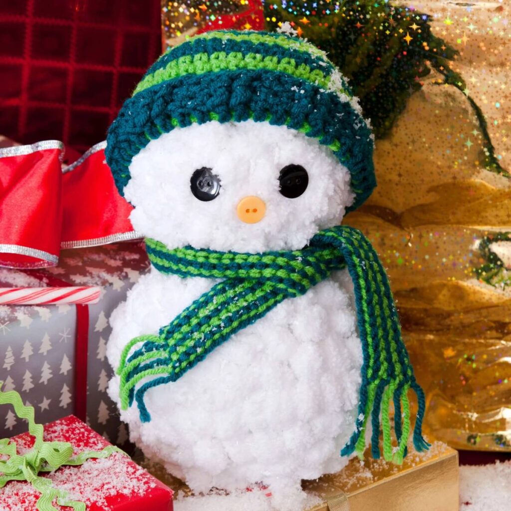 free crochet snowman pattern
