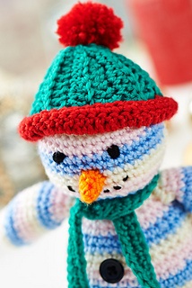 free crochet snowman patterns