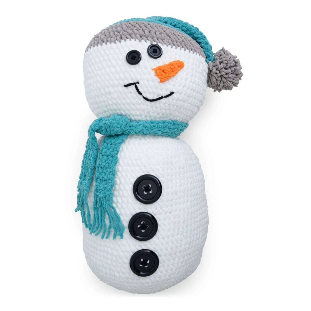 free crochet snowman pattern