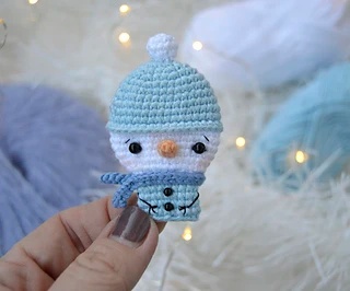 free crochet snowman patterns