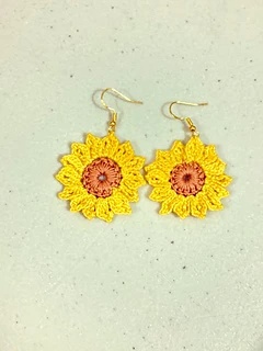Free crochet sunflower pattern