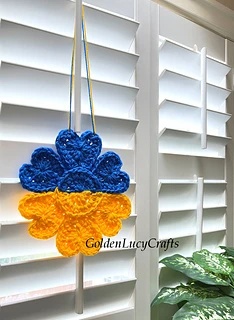 Free crochet sunflower pattern