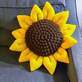 free crochet sunflower pattern