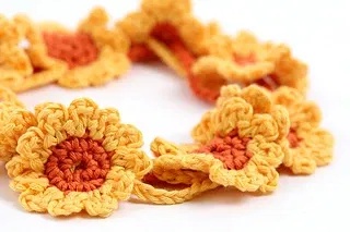 Free crochet sunflower pattern