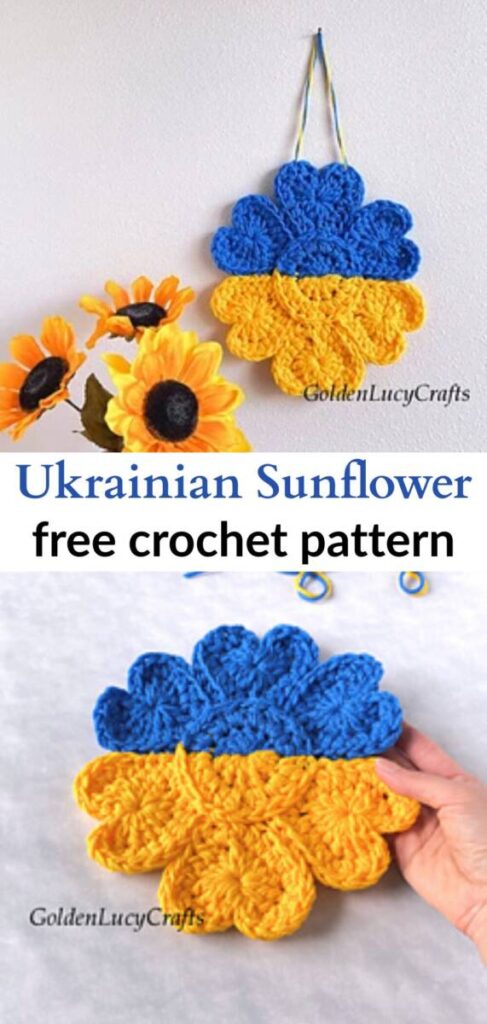 Free crochet sunflower patterns Pinterest