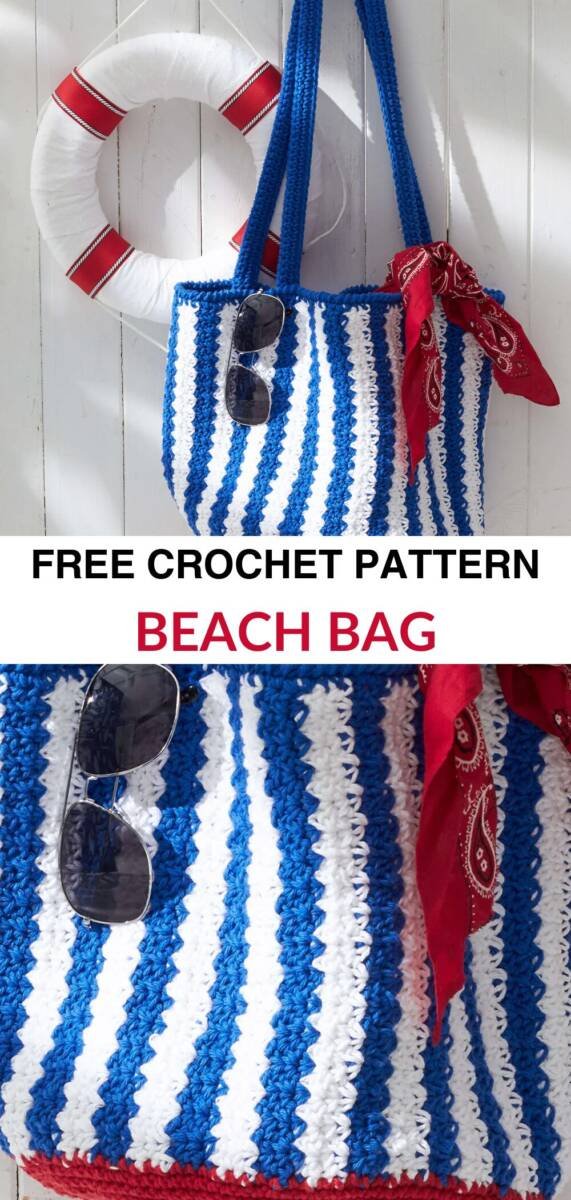 25 Free and Easy Crochet Beach Bag Patterns | Yarns and Crafts