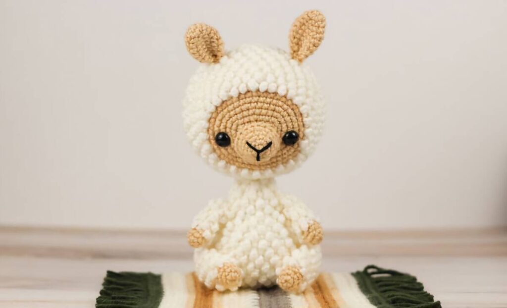 Free Crochet Baby Lovey Llama Patterns