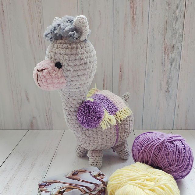 Free Crochet Baby Lovey Llama Patterns
