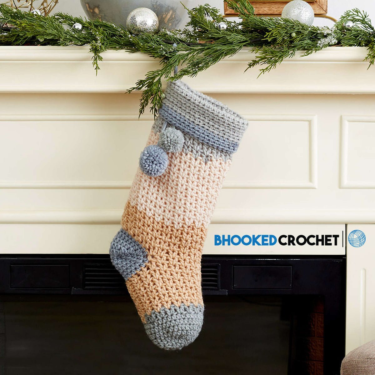 27 Free and Easy Crochet Christmas Stocking Patterns | Yarns and Crafts