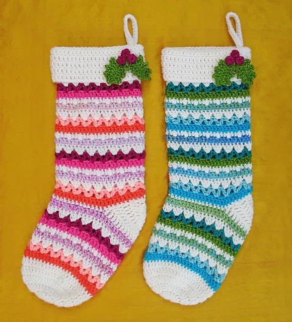 Free Crochet Christmas Stocking Patterns 