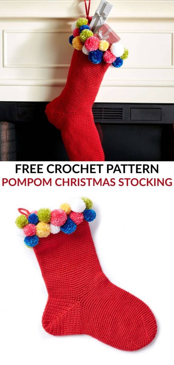 27 Free and Easy Crochet Christmas Stocking Patterns | Yarns and Crafts