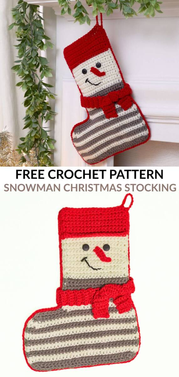 27 Free and Easy Crochet Christmas Stocking Patterns | Yarns and Crafts