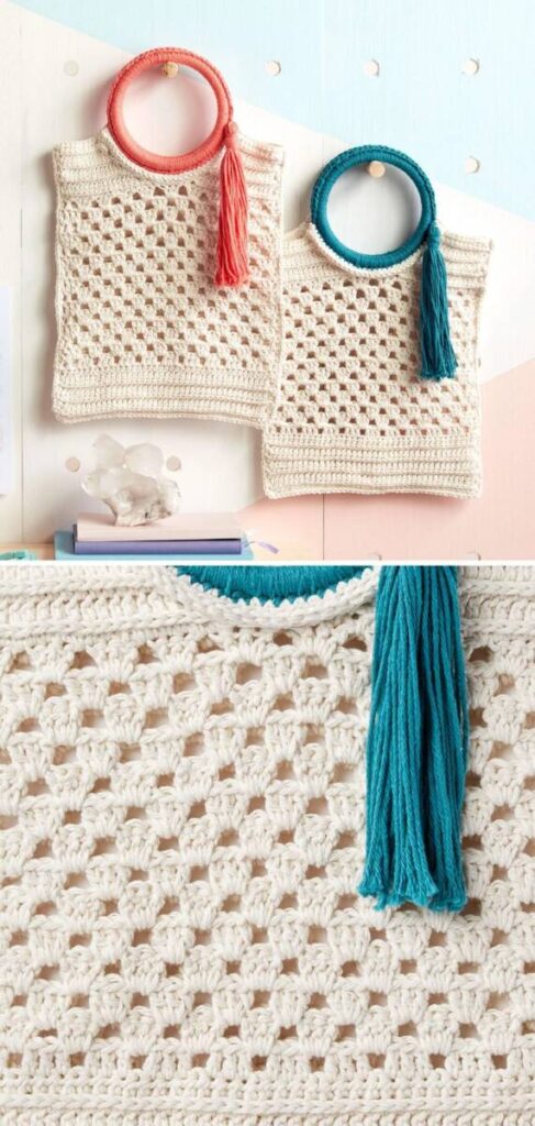 Free Crochet Beach Bag Patterns Pinterest