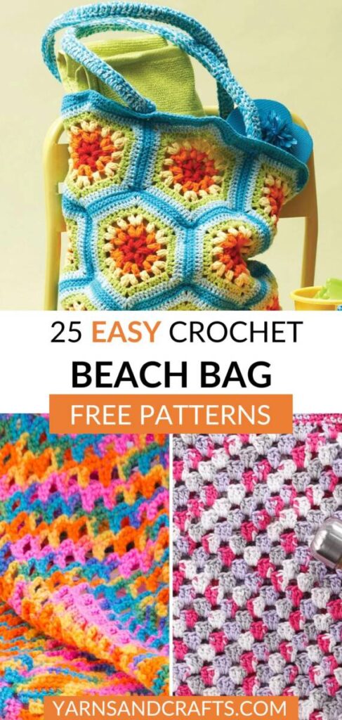 Free Crochet Beach Bag Patterns Pinterest