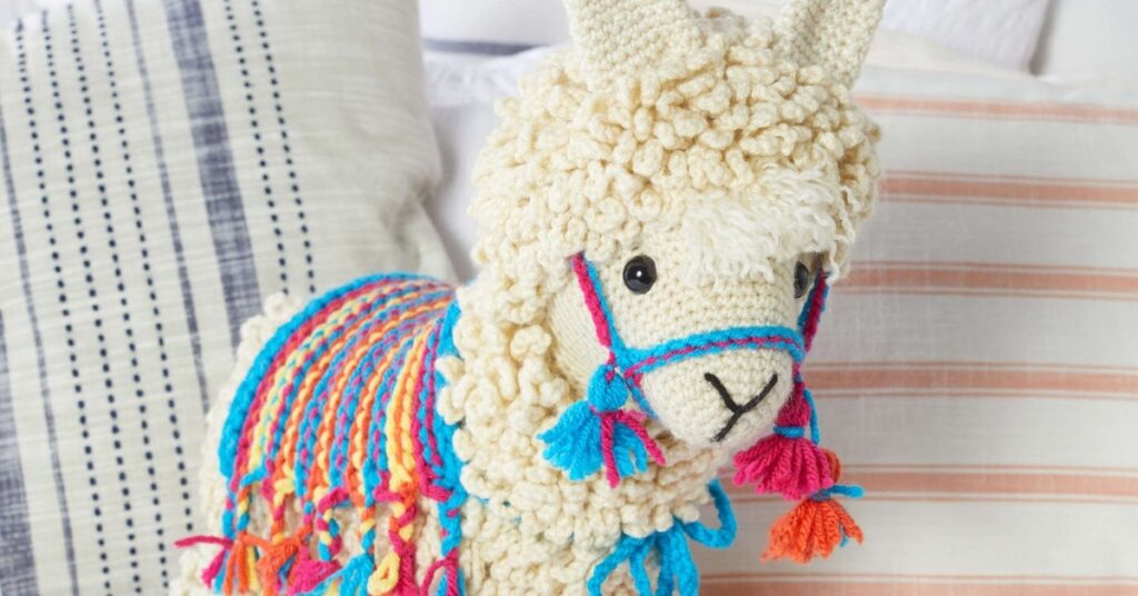 Free Crochet Baby Lovey Llama Patterns Featured Image