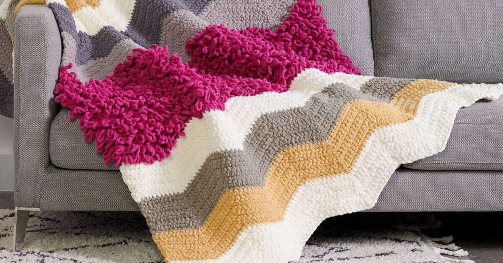 Free crochet chunky blanket pattern