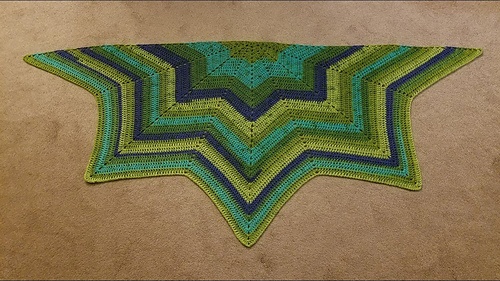 Free crochet starburst pattern