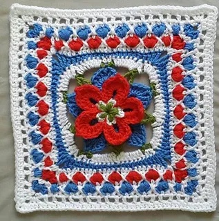 free crochet starburst pattern