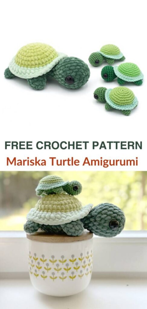 free crochet turtle patterns Pinterest