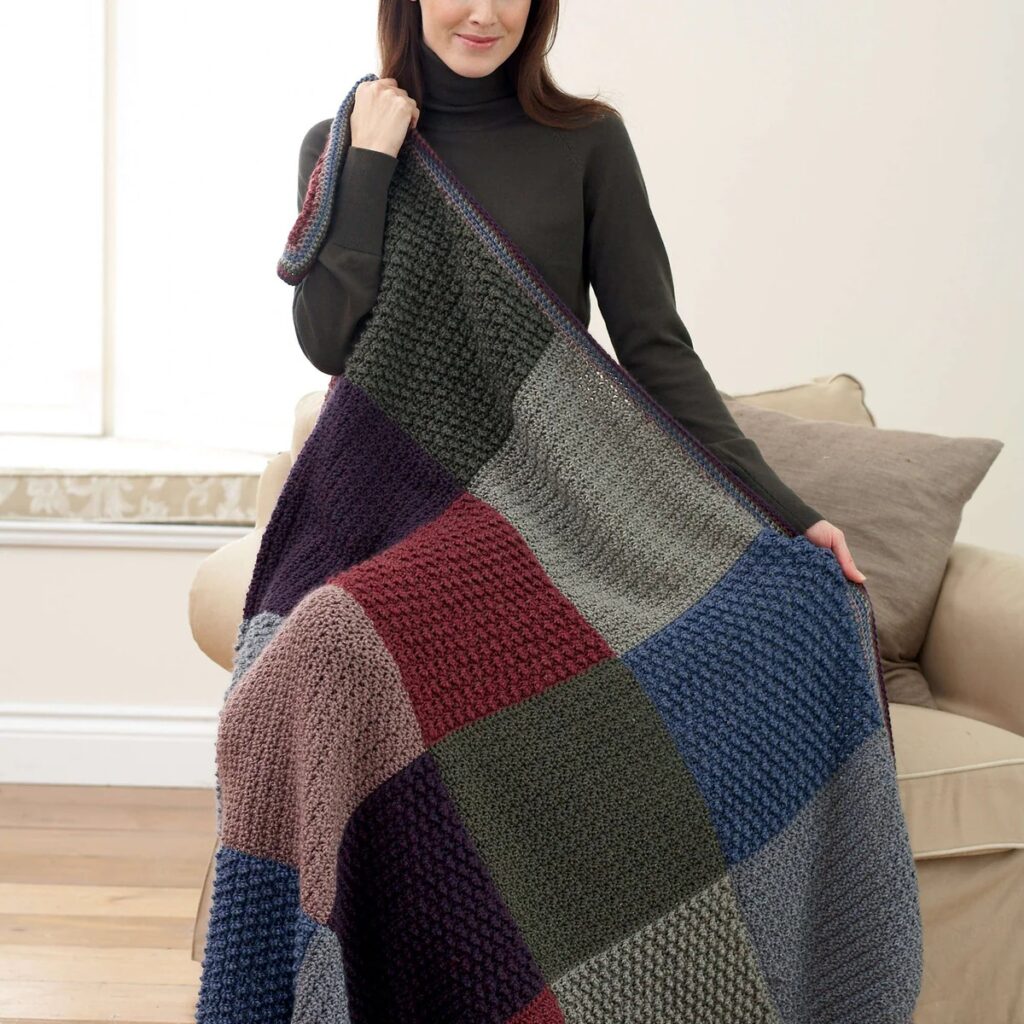 free crochet chunky blanket pattern