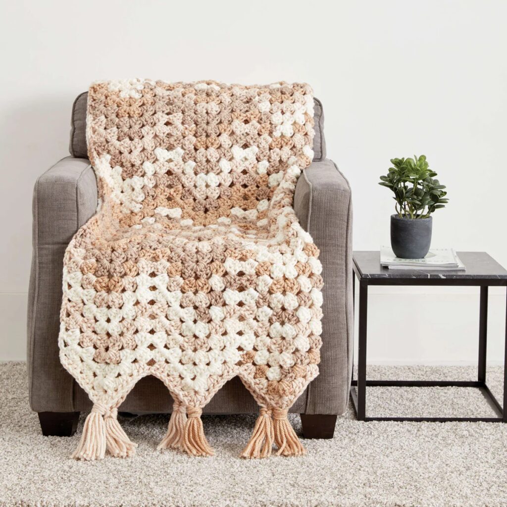 free crochet chunky blanket pattern