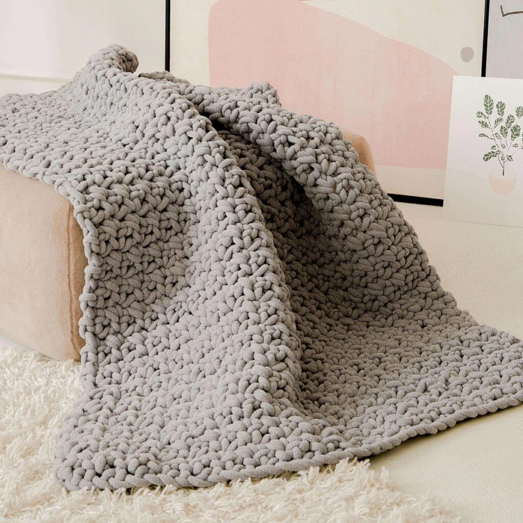 free crochet chunky blanket pattern