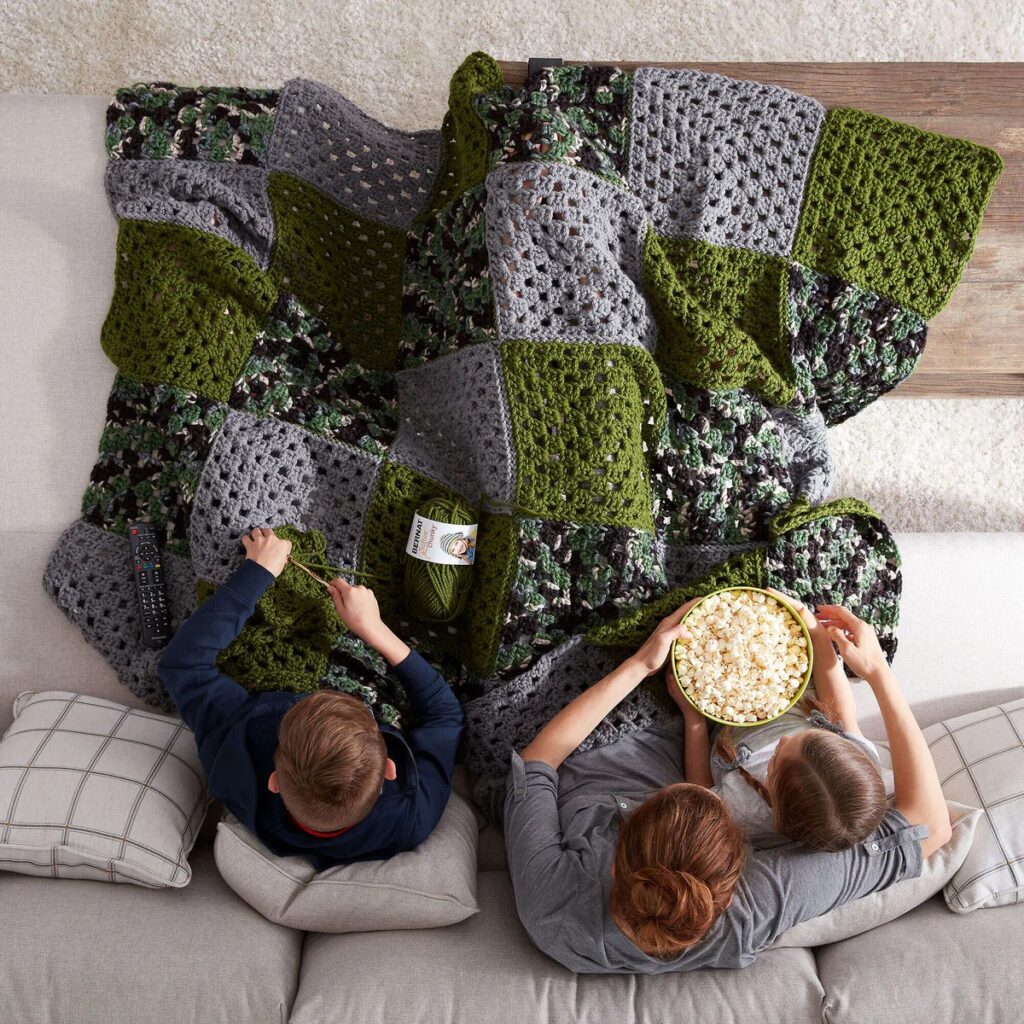 free crochet chunky blanket pattern