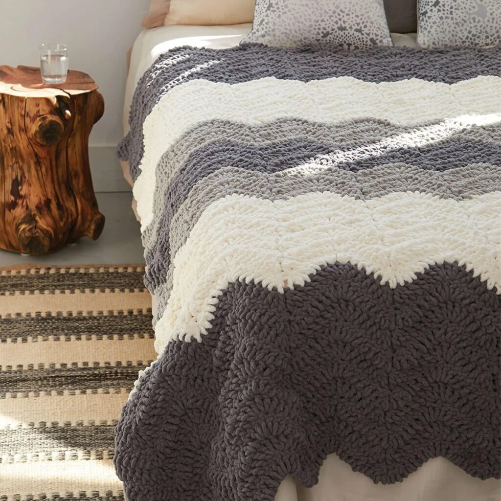 free crochet chunky blanket pattern