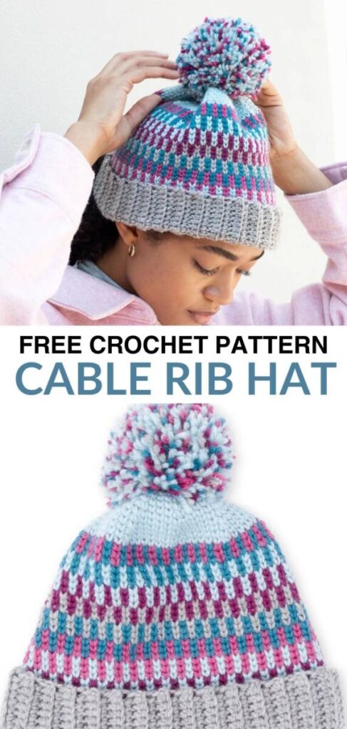Free Crochet Hat Patterns for Adults Pin