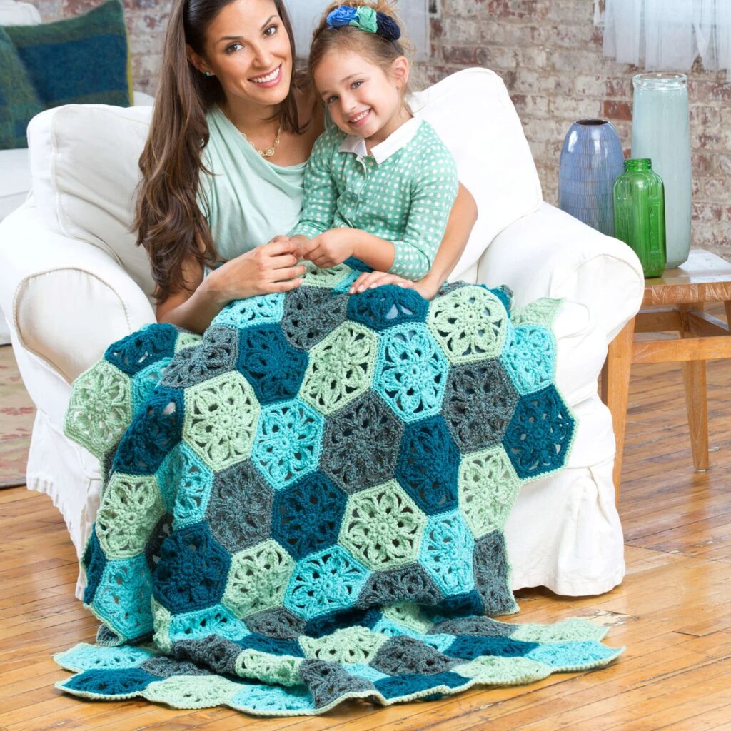 Free Crochet Colorful Flower Patterns