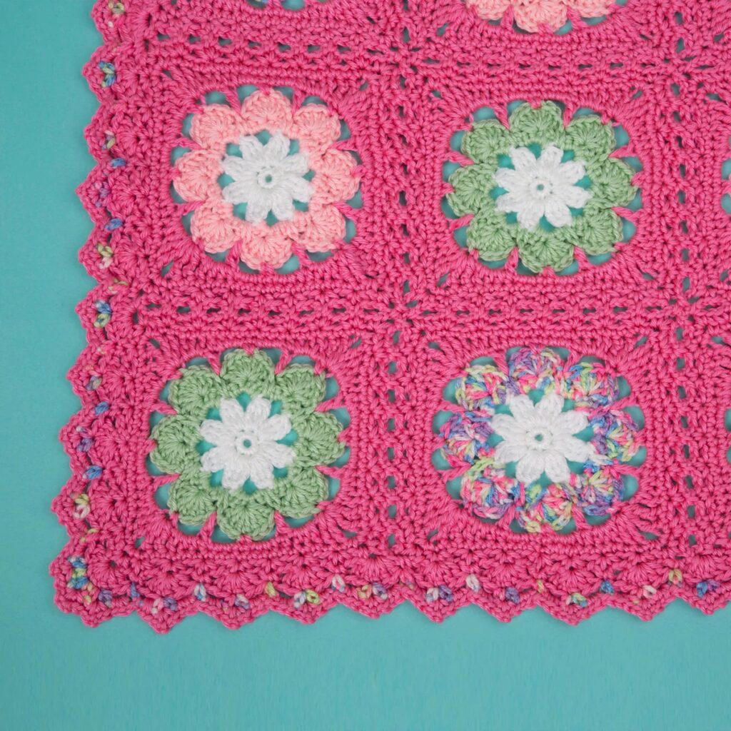 Free Crochet Colorful Flower Patterns