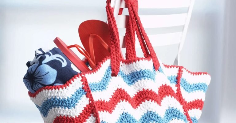 25 Free and Easy Crochet Beach Tote Bag Patterns | Yarns and Crafts